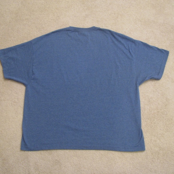 LAS VEGAS Spell Out Graphic Tee Mens Size 3XL Blue ✳️ Flaw - Picture 6 of 6
